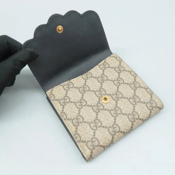 100% Authentic GUCCI Brown Canvas Wallet 120-062324 - Picture 7 of 12